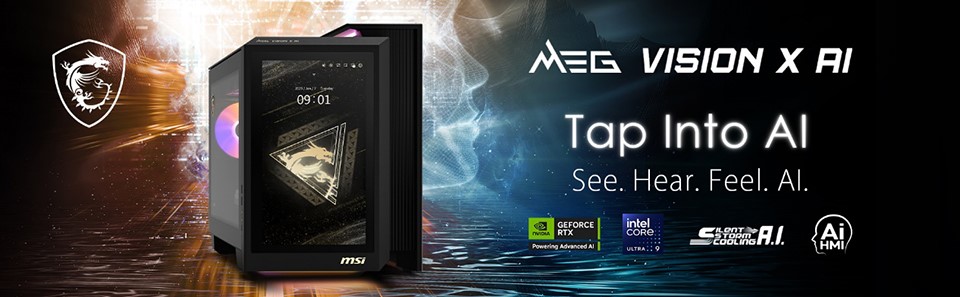 MSI 正式推出「MEG VISION X AI 2nd」電競桌機：結合尖端科技與創新設計，預購送限量贈禮 - 電腦王阿達
