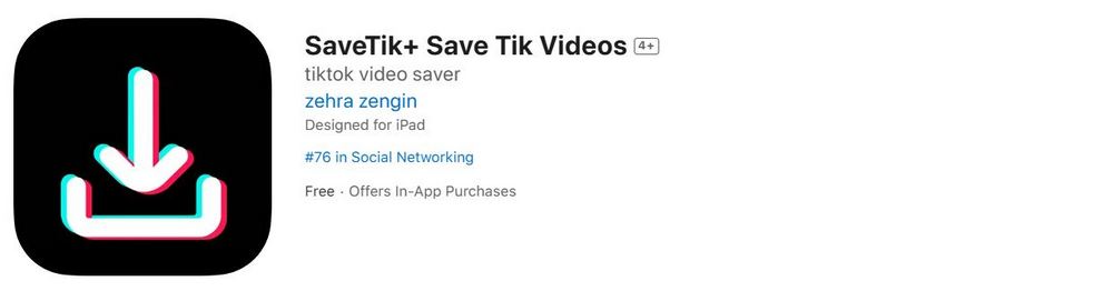 iPhone 下載影片神器 SaveTik+ 終生會員限時免費 - 電腦王阿達