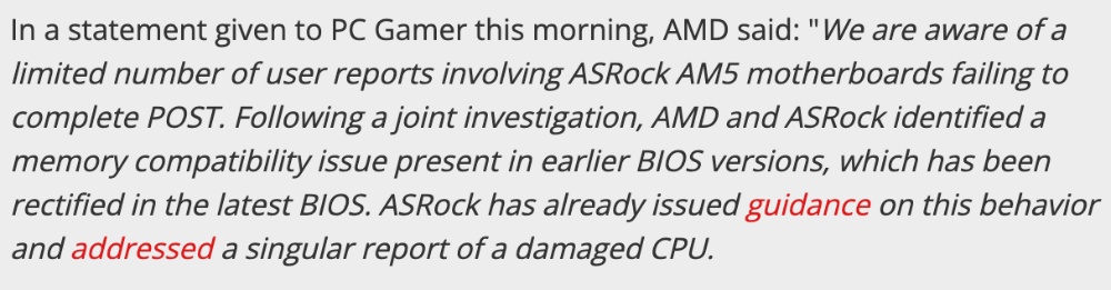 AMD 表示近期 Ryzen 7 9800X3D 事件是記憶體相容問題，處理器實際沒有掛掉 - 電腦王阿達