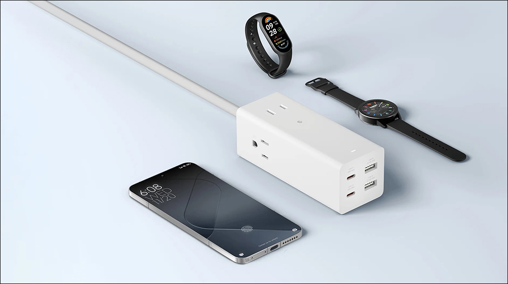 小米 Xiaomi 65W GaN 延長線推出：超實用 7 合 1 電源延長線來了！支援高速充電與多裝置供電，售價僅 799 元 - 電腦王阿達