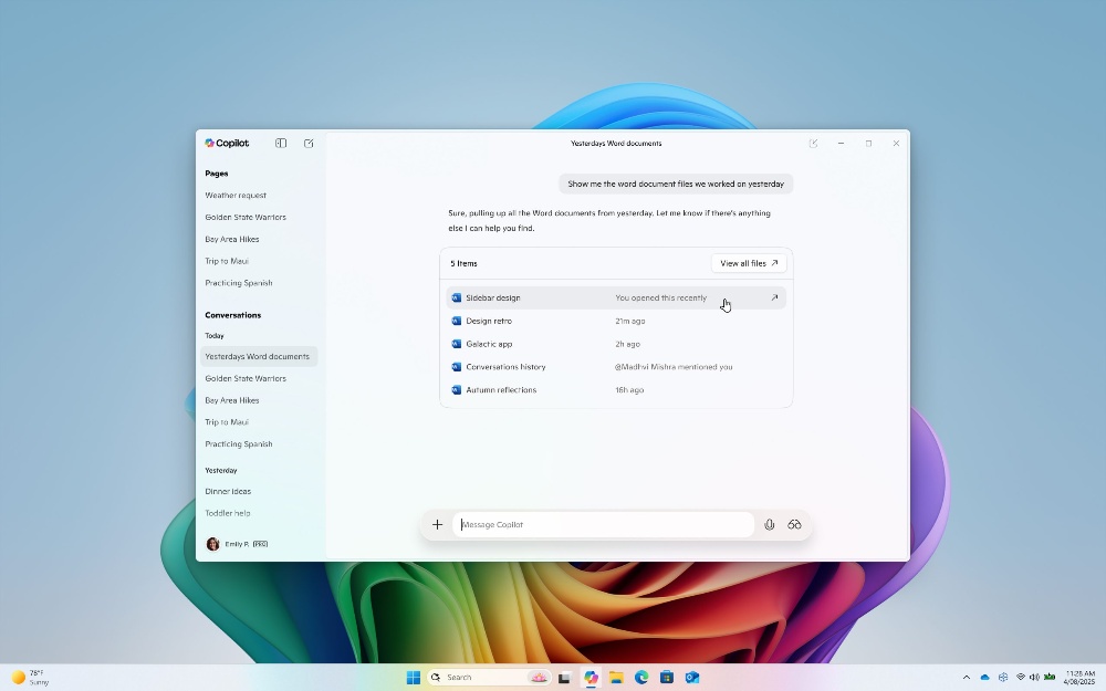 Copilot 終於支援 Windows 11 檔案搜尋和問問題、閱讀當前畫面功能了 - 電腦王阿達