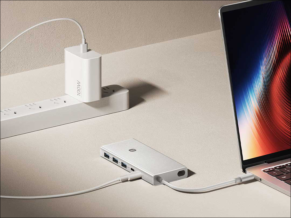 USB 孔不夠用？小米這款 USB-C Hub 讓你一次接好接滿！支援 PD100W 快充、4K 輸出等 - 電腦王阿達