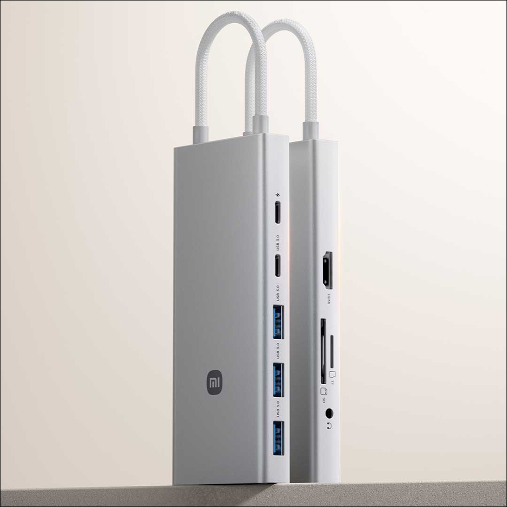 USB 孔不夠用？小米這款 USB-C Hub 讓你一次接好接滿！支援 PD100W 快充、4K 輸出等 - 電腦王阿達