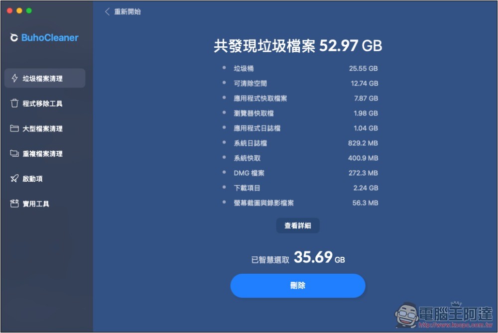 BuhoCleaner 最強 Mac 清理工具，一鍵釋放更多儲存空間、記憶體、移除沒在用的應用程式 - 電腦王阿達