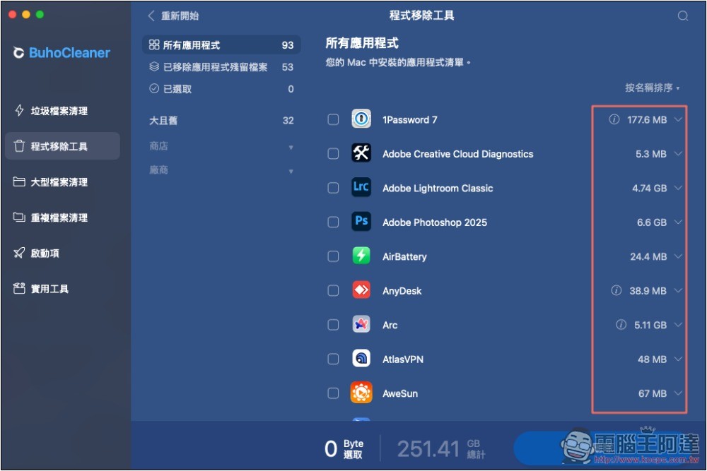 BuhoCleaner 最強 Mac 清理工具，一鍵釋放更多儲存空間、記憶體、移除沒在用的應用程式 - 電腦王阿達