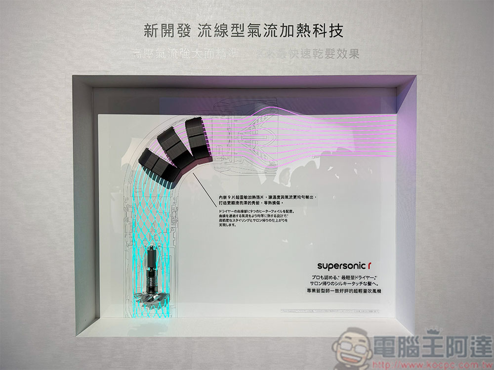 Dyson 在台推出科技美髮新品「Supersonic r 精準造型輕量吹風機」 - 電腦王阿達