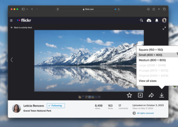 Flickr 免費帳號下載限制來了！5/15 起限縮下載功能，只能下載中等或小尺寸照片