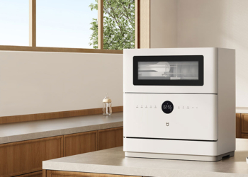 小米推出米家智慧桌上型洗碗機6套S10：搭載 105°C 雙風道烘乾、AI 智慧辨識髒污