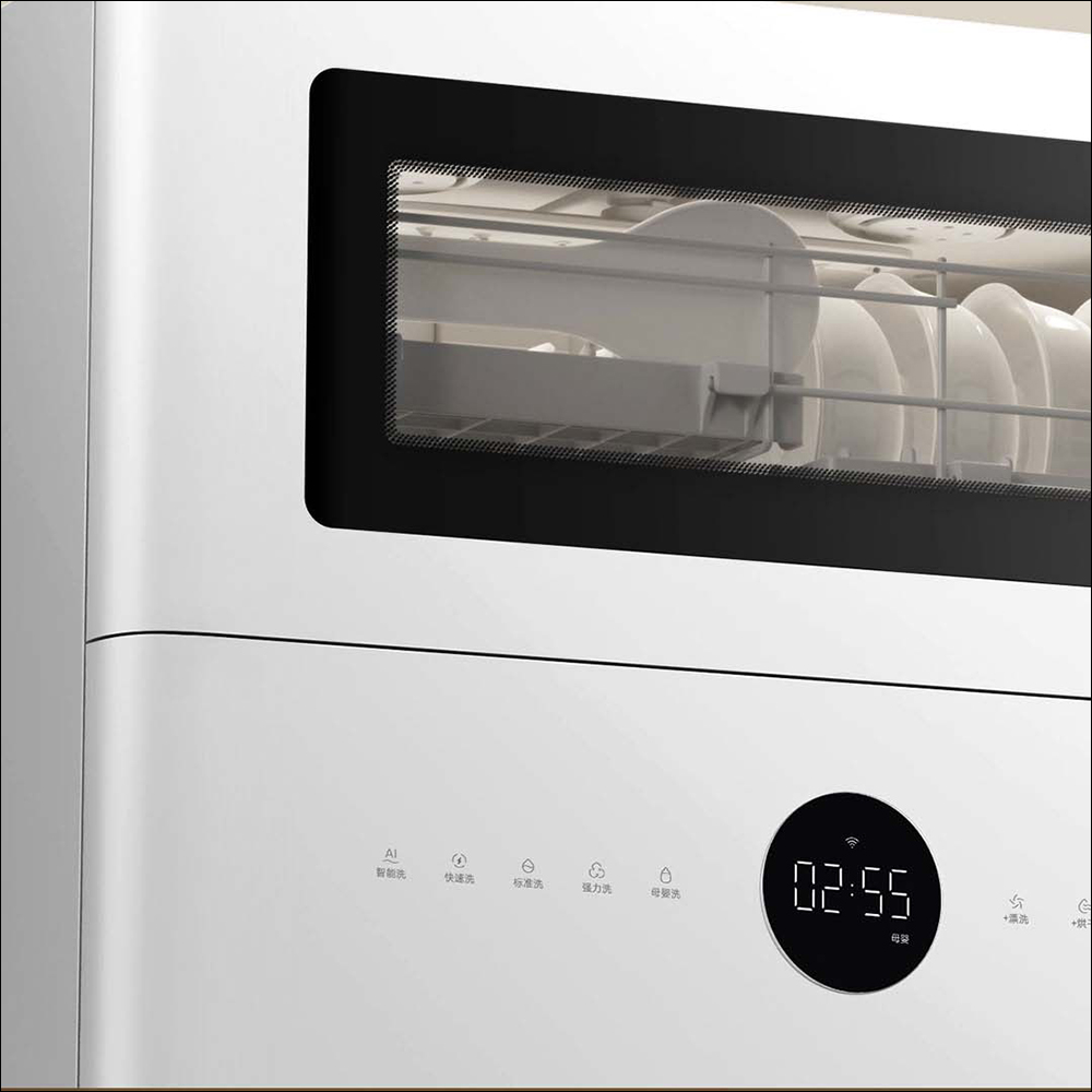 小米推出米家智慧桌上型洗碗機6套S10：搭載 105°C 雙風道烘乾、AI 智慧辨識髒污 - 電腦王阿達