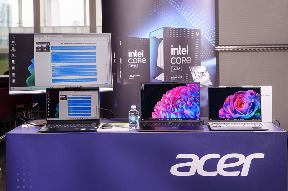 Intel 攜手眾品牌展示新一代 Core Ultra 處理器 AI PC 產品與應用 - 電腦王阿達