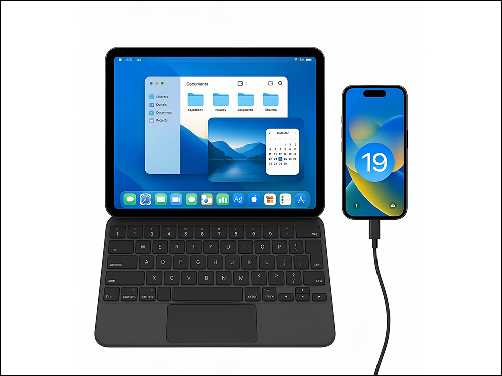 iOS 19 將讓你的 iPhone 一線變電腦！USB-C 機型傳聞推 iPhone 外接顯示器多工模式 - 電腦王阿達