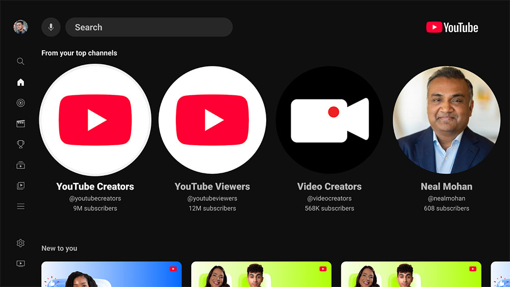 YouTube 正為智慧電視帶來新陳列、新分頁以及諸多改進 - 電腦王阿達