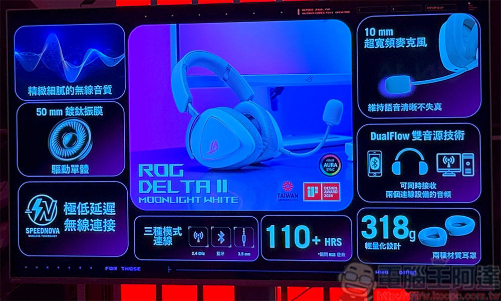 ROG 全新電競周邊銀白勁裝登場，電馭美學 Buff 疊滿（同場加映：TUF Gaming 初音未來聯名系列周邊） - 電腦王阿達