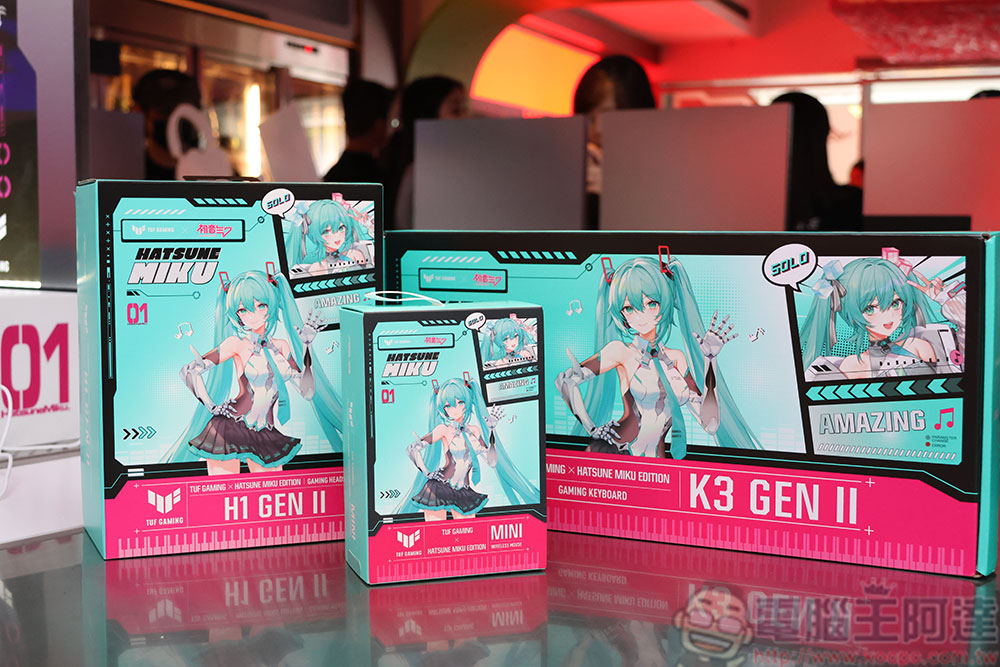ROG 全新電競周邊銀白勁裝登場，電馭美學 Buff 疊滿（同場加映：TUF Gaming 初音未來聯名系列周邊） - 電腦王阿達