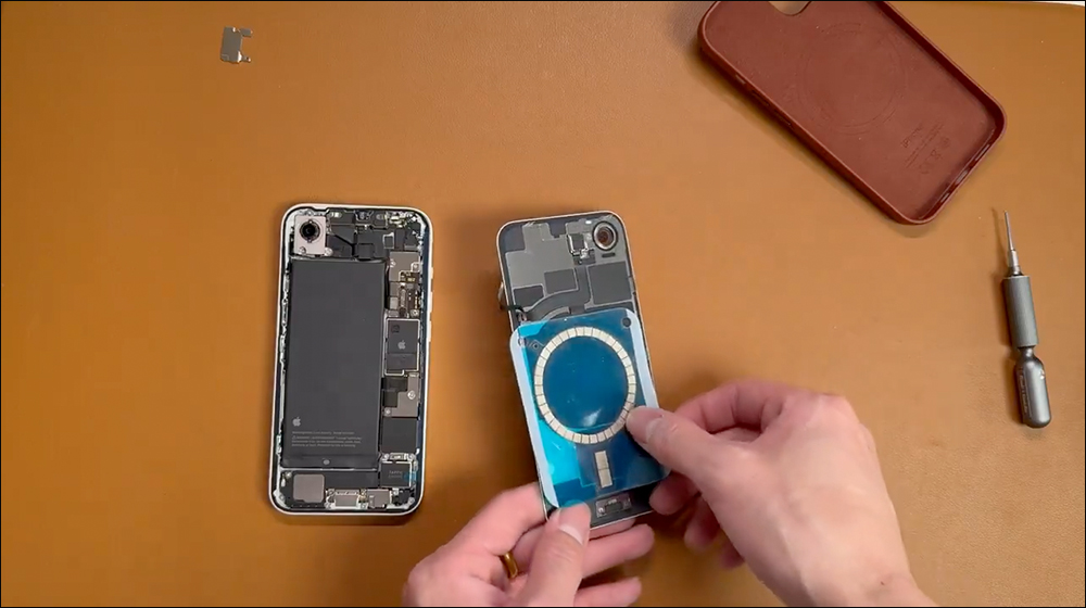 網友改裝 iPhone 16e 除擴充儲存容量，還順帶升級 MagSafe 磁吸功能 - 電腦王阿達