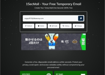 1SecMail 一鍵建立免費臨時信箱，還能指定名稱和網域