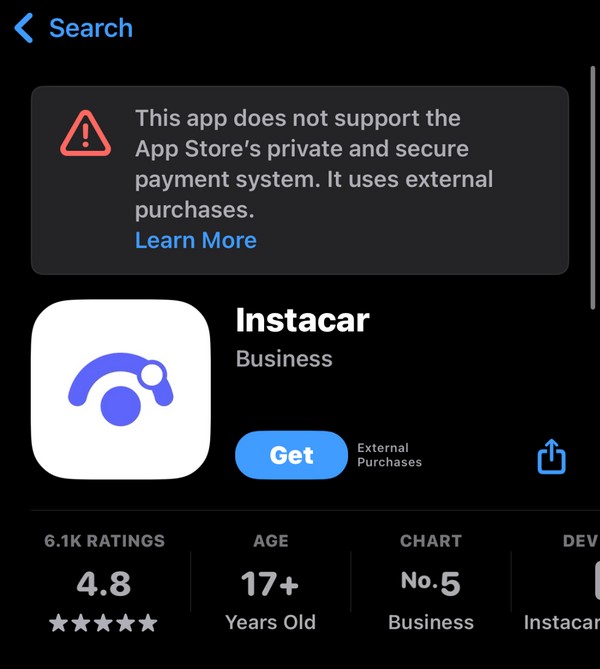 蘋果開始在歐洲App Store對使用第三方支付的App跳出「恐嚇警告」 - 電腦王阿達