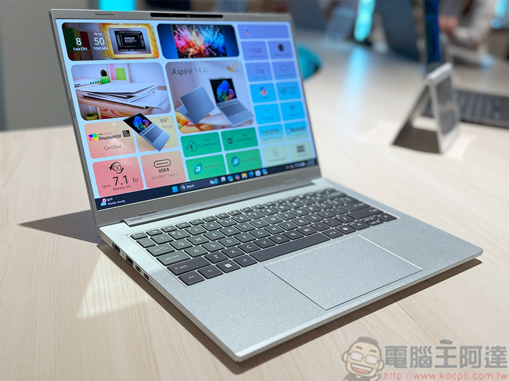 Acer 推出多款 AI 筆電，涵蓋主流、電競、極輕薄與創作者領域 - 電腦王阿達