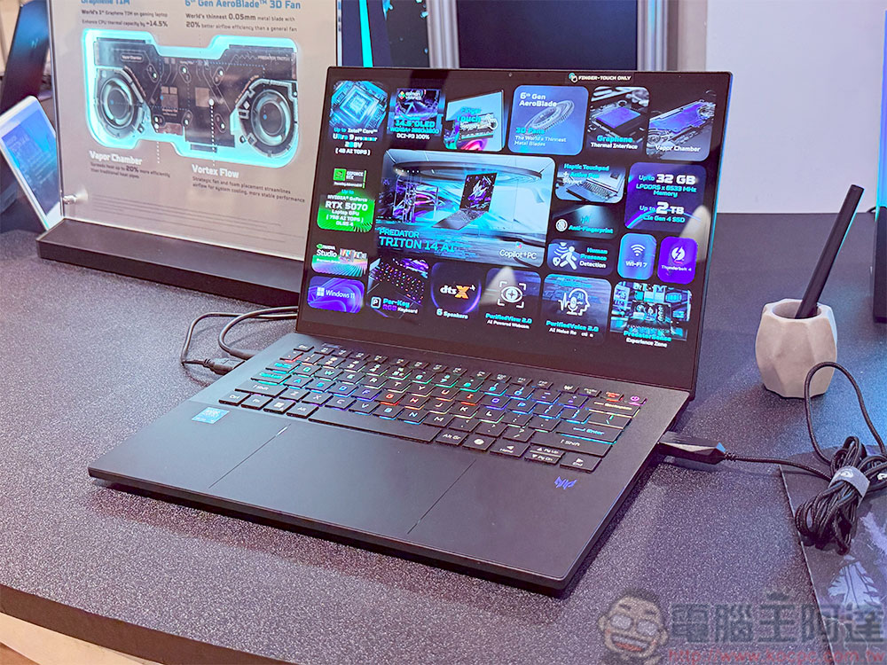 Acer 推出多款 AI 筆電，涵蓋主流、電競、極輕薄與創作者領域 - 電腦王阿達