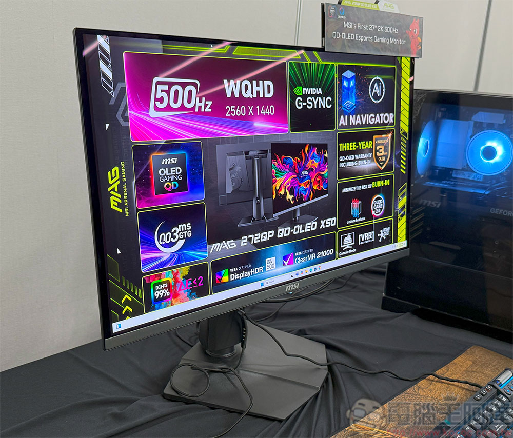 微星推出新一代 QD-OLED、Mini-LED 顯示器，導入 AI 功能使用體驗更好 - 電腦王阿達