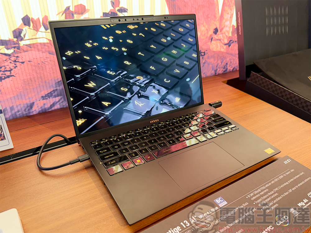 【COMPUTEX 2025】MSI 新品推出，日本匠心漆藝、AMG 聯名筆電與再進化電競掌機亮相 - 電腦王阿達