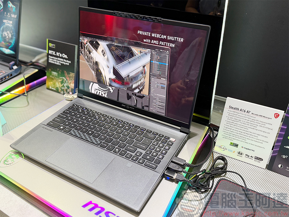 【COMPUTEX 2025】MSI 新品推出，日本匠心漆藝、AMG 聯名筆電與再進化電競掌機亮相 - 電腦王阿達