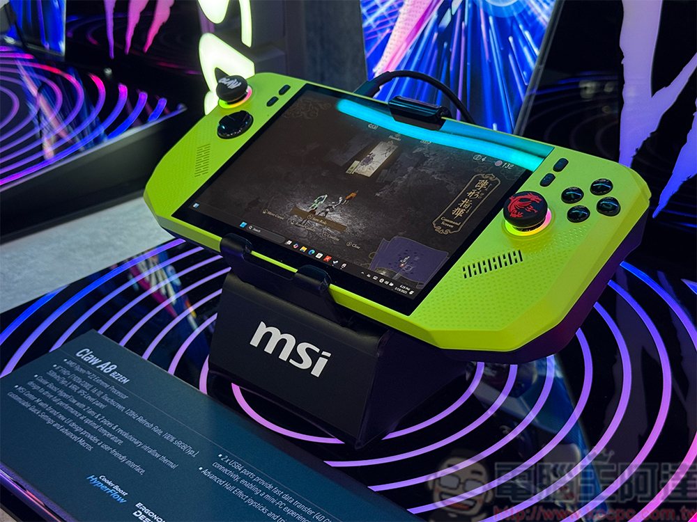 【COMPUTEX 2025】MSI 新品推出，日本匠心漆藝、AMG 聯名筆電與再進化電競掌機亮相 - 電腦王阿達
