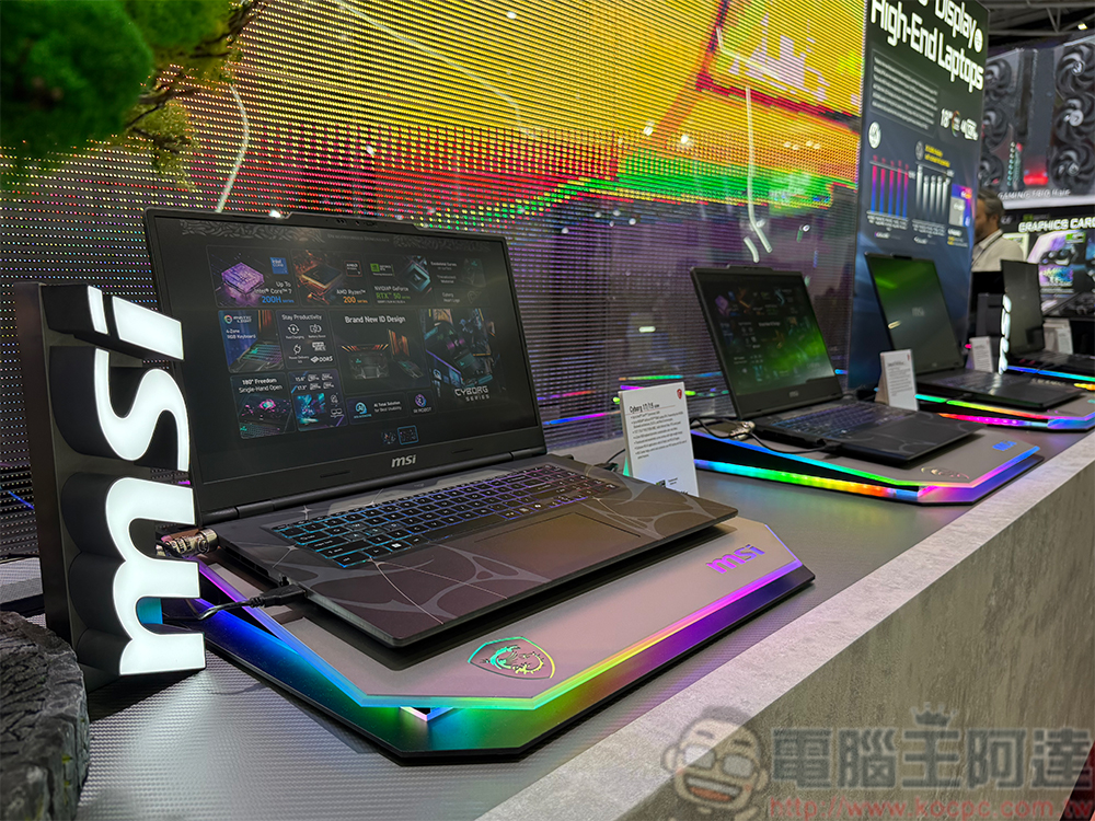 【COMPUTEX 2025】MSI 新品推出，日本匠心漆藝、AMG 聯名筆電與再進化電競掌機亮相 - 電腦王阿達