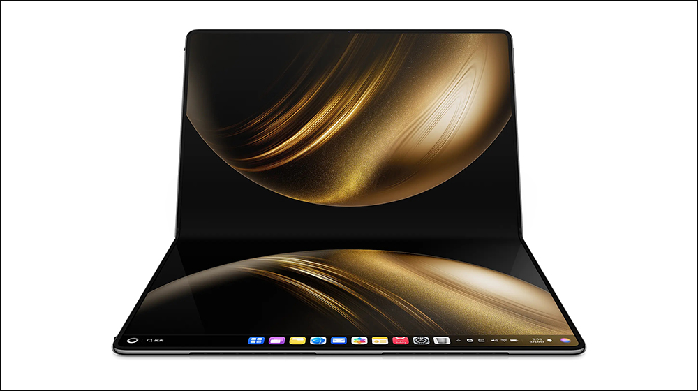華為 HUAWEI MateBook Fold 摺疊螢幕筆電登場！全展開就是 18 吋超大螢幕 - 電腦王阿達