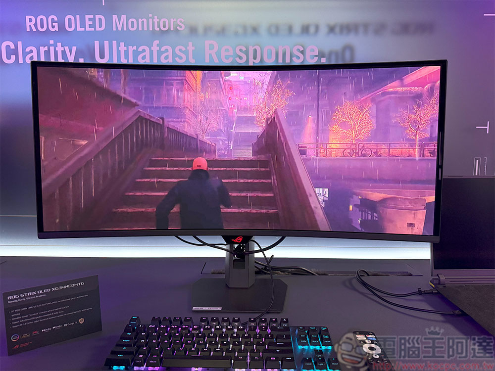 【COMPUTEX 2025】ROG 展出兩款最新電競顯示器，超快、超靈活 - 電腦王阿達