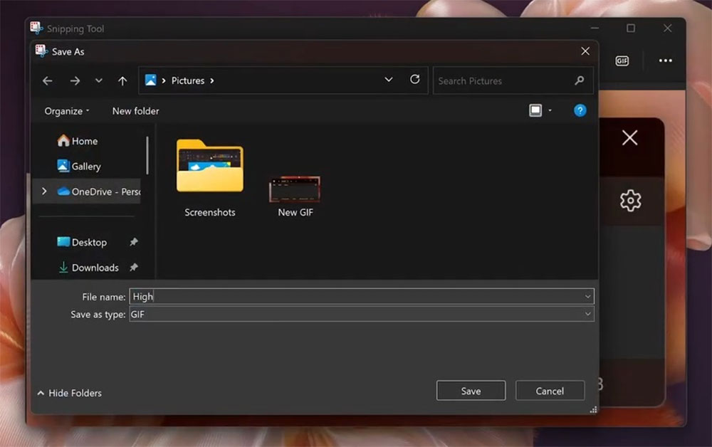 Windows 11 剪切工具製作 GIF