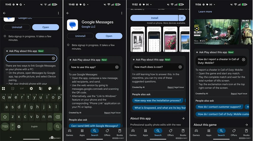 Google Play 商店 AI 總結