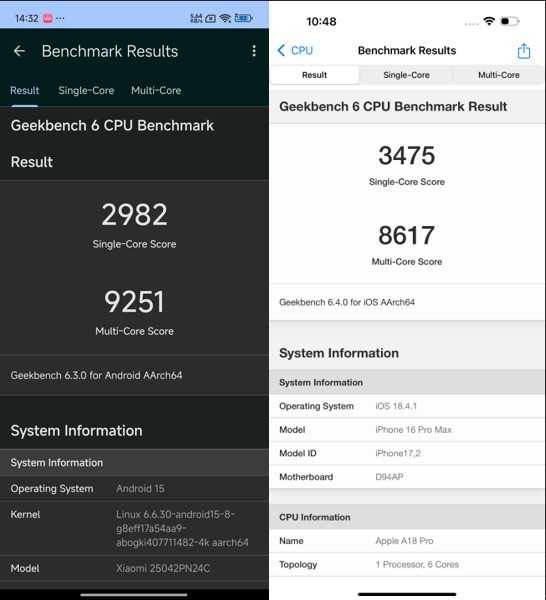 小米玄戒O1 vs 蘋果A18 Pro：3nm 旗艦處理器效能遊戲表現比一比 - 電腦王阿達