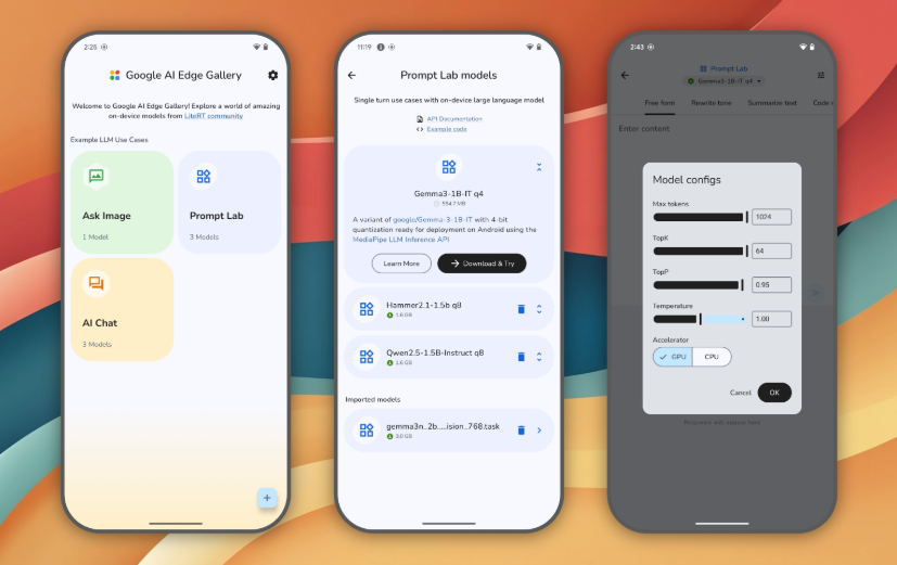 Google AI Edge 讓 Android 本地運行 Google 語言模型，還支援圖片辨識功能 - 電腦王阿達