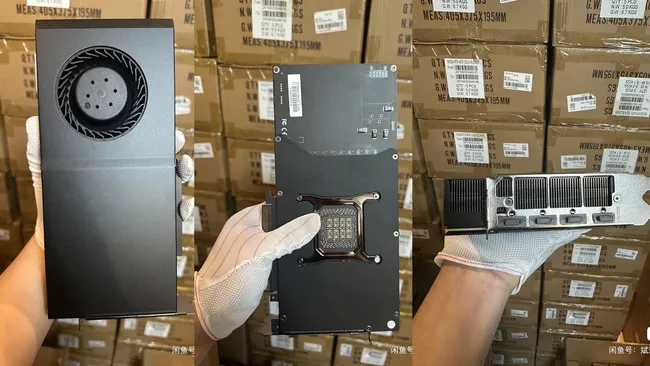 打臉 NVIDIA！最新照片顯示中國工廠正將大量 RTX 5090 改裝成鼓風式，準備上市賣 - 電腦王阿達