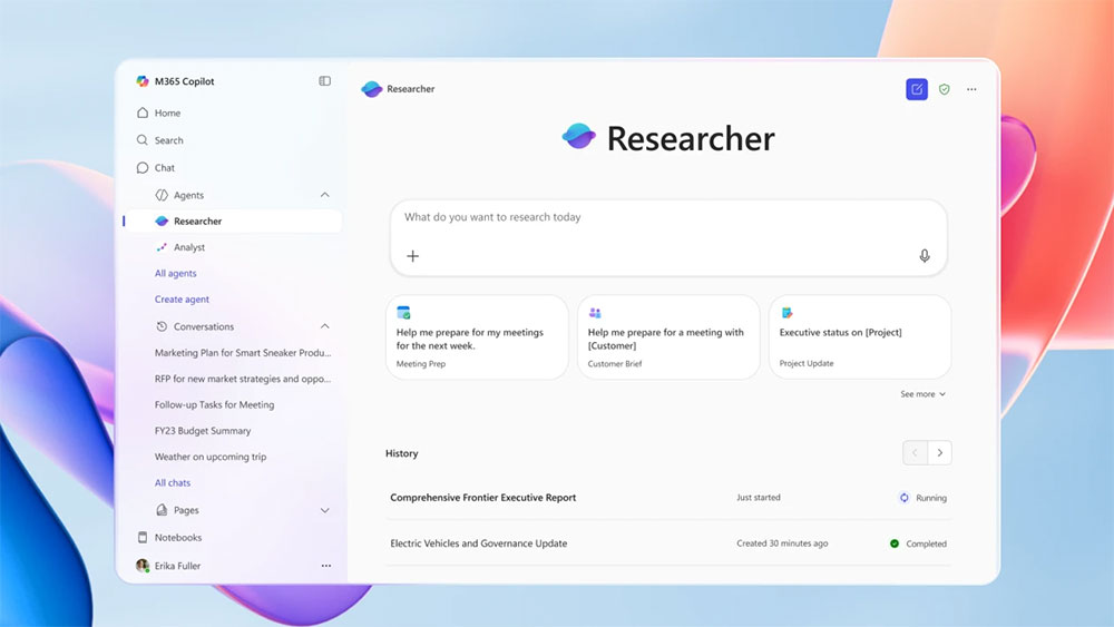 微軟向所有 Microsoft 365 Copilot 用戶開放 Researcher 與 Analyst AI 代理功能 - 電腦王阿達