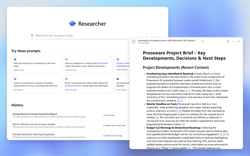 微軟向所有 Microsoft 365 Copilot 用戶開放 Researcher 與 Analyst AI 代理功能 - 電腦王阿達