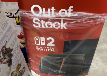 Switch 2 還沒開賣就知道會完售，任天堂已向美國店家提供 “缺貨” 立牌