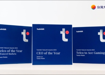 台灣大哥大榮獲Twimbit 「年度最佳CEO」、「年度最佳電信公司」三項大獎