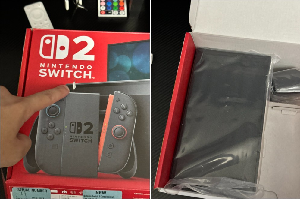 任天堂 Switch 2 發售首日即爆出災情：銷售商竟將收據用釘書針釘在外盒導致大量主機螢幕損毀 - 電腦王阿達