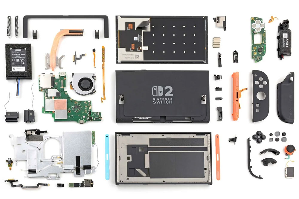 Nintendo Switch 2 拆解，iFixit：可修復性差、換搖桿更難 - 電腦王阿達