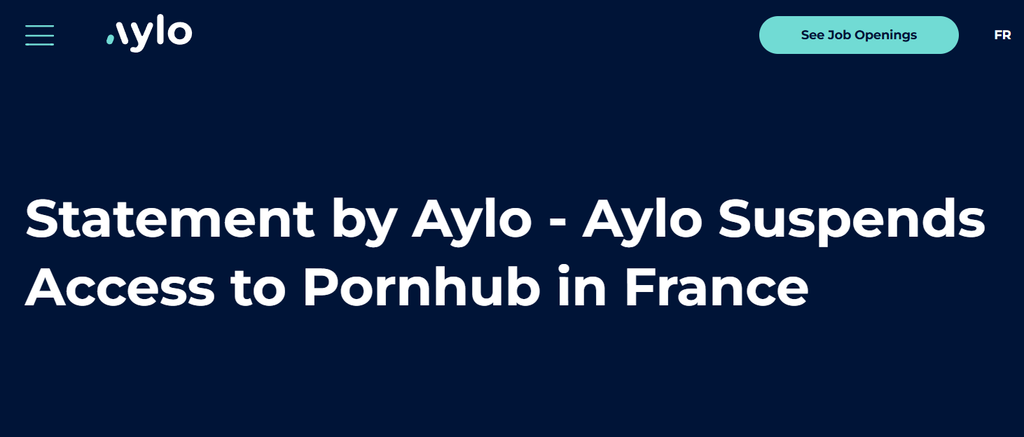 法國新法規導致 Pornhub 封鎖法國 IP，當地 VPN 用戶數立刻激增1000% - 電腦王阿達