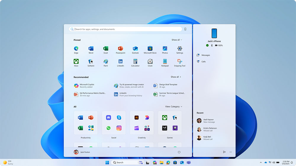 新版 Windows 11 開始功能表已進入 Insider 測試 - 電腦王阿達