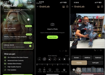 GrainLab Film 為你的照片添加專業膠片顆粒感！