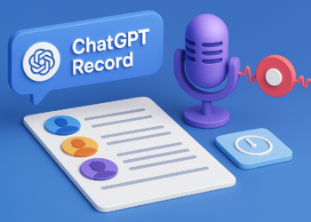 ChatGPT Record 即時錄音模式正式推出！會生成逐字稿、支援多人說話、最長 120 分鐘