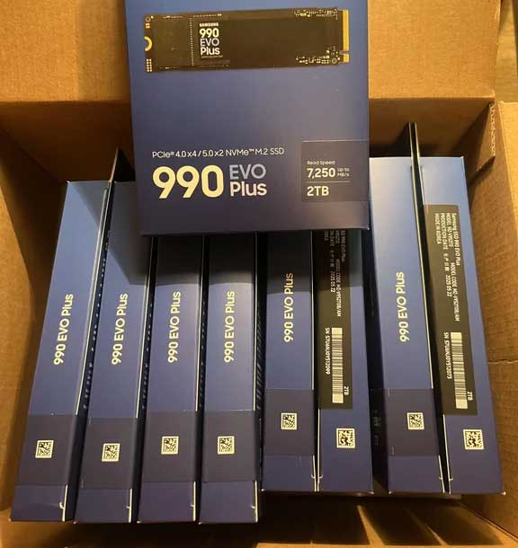 這也太幸運，國外網友只付約 NT$4,300 就收到 9 個 2TB 三星 990 Evo Plus SSD - 電腦王阿達