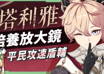 【原神】塔利雅💙培養放大鏡▸平民4星攻速盾輔！機制簡單好上手！還適合普攻流主C？機制解析/聖遺物/武器/命座/畢業面板! ▹璐洛洛◃