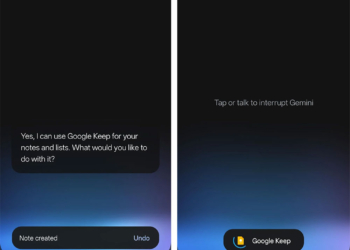 Gemini Live 整合 Google Keep ，幫用戶提升工作效率