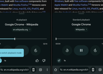 Google Chrome 瀏覽器將獲得新功能，讓任何網頁變成 Podcast 內容