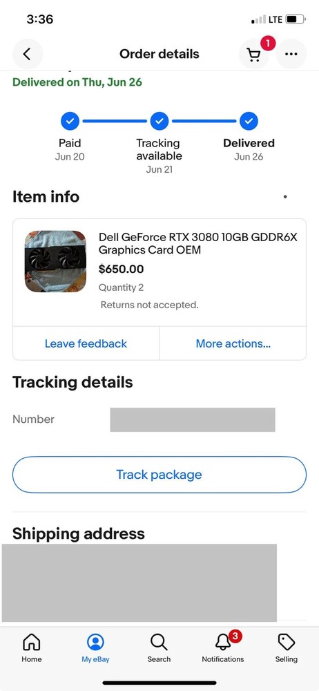 羨慕！國外網友買二張 RTX 3080 顯卡，結果收到二張 RTX 3090，只花不到二萬台幣 - 電腦王阿達